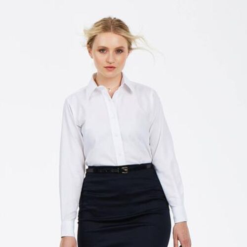 Ladies Pinpoint Oxford Shirt Thumbnail