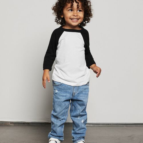 Toddler ¾ sleeve baseball tee Thumbnail