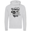 Cross neck hoodie Thumbnail