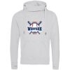 Cross neck hoodie Thumbnail