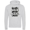 Cross neck hoodie Thumbnail