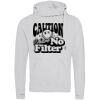 Cross neck hoodie Thumbnail