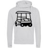 Cross neck hoodie Thumbnail